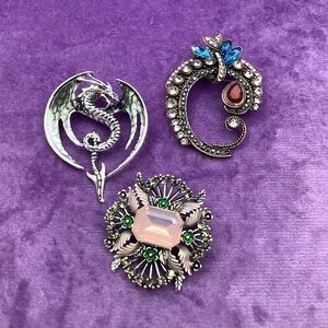 Vintage Inspired Costume Brooches